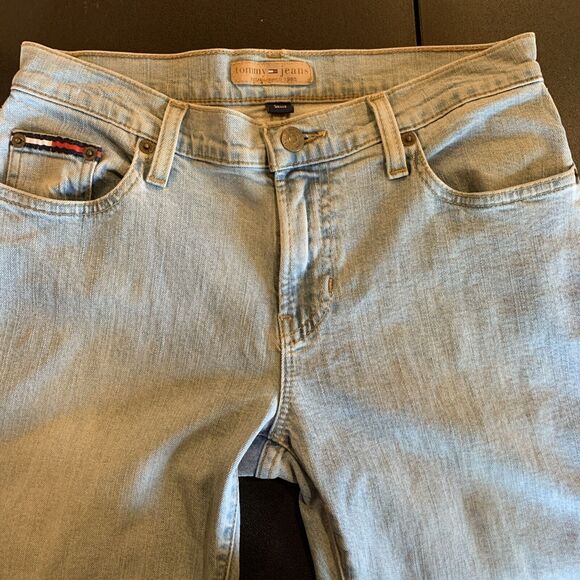 Rare Y2K Tommy Hilfiger Jeans Women's 7 Slim Flare Stretch 29x33” Tall *Note - Picture 4 of 12